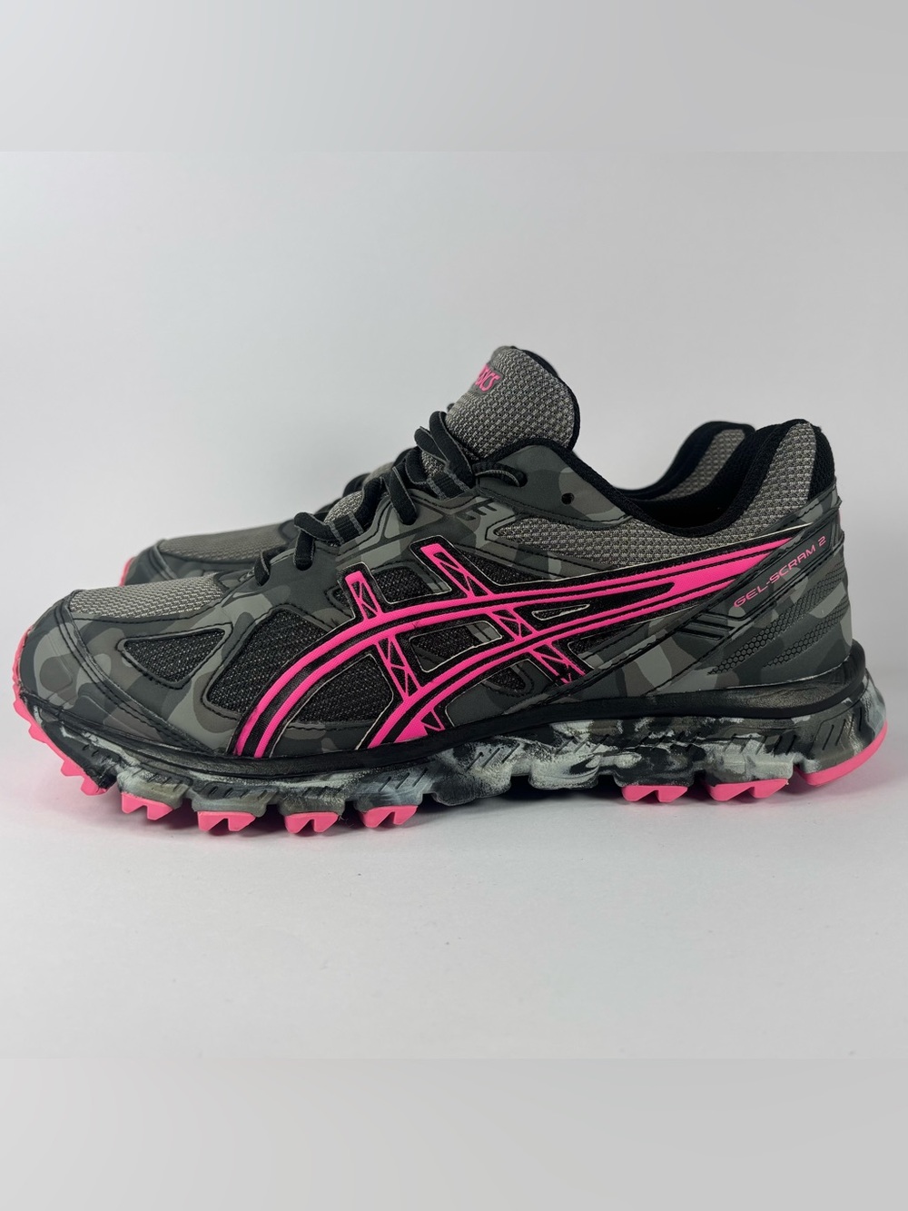 ASICS Women's Trail Running Shoes in Black and Pink